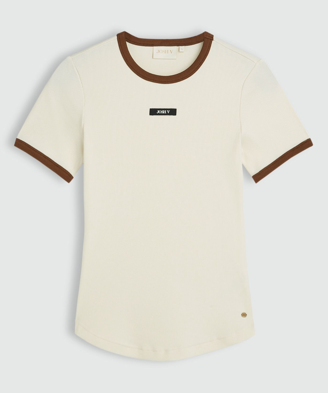 Cody T-shirt Cloud white - Josh V