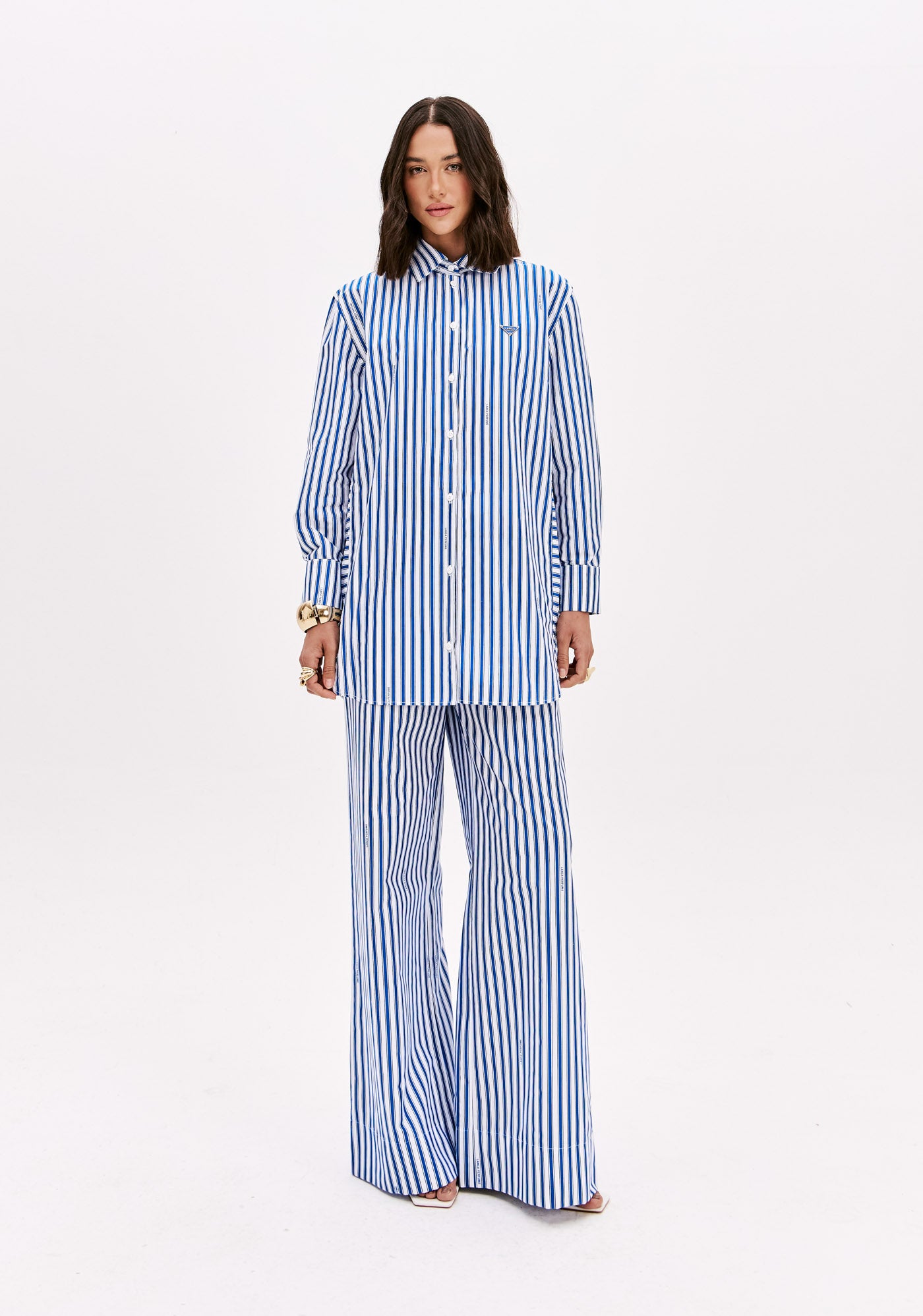 Blusa Pinstripe Bic - Lança perfume