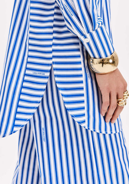 Blusa Pinstripe Bic - Lança perfume