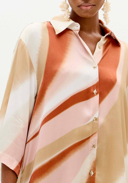 Camisa oversize estampada - Lança Perfume