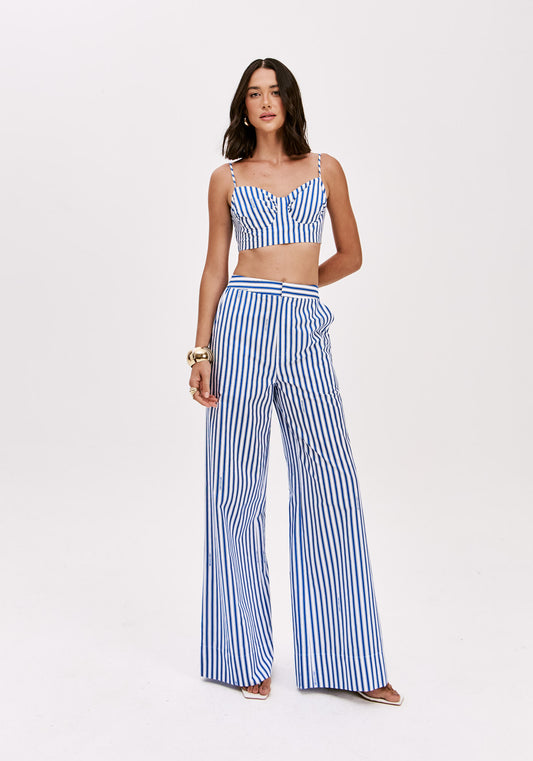 Calça Pinstripe Bic - Lança perfume