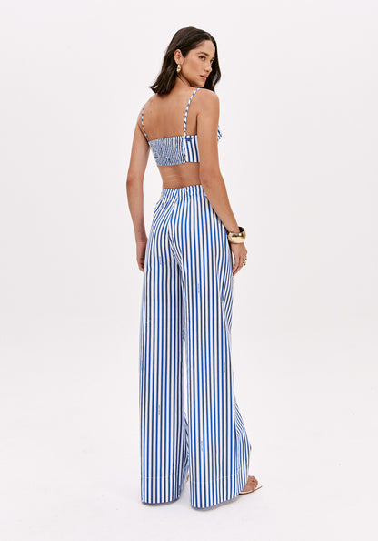 Calça Pinstripe Bic - Lança perfume