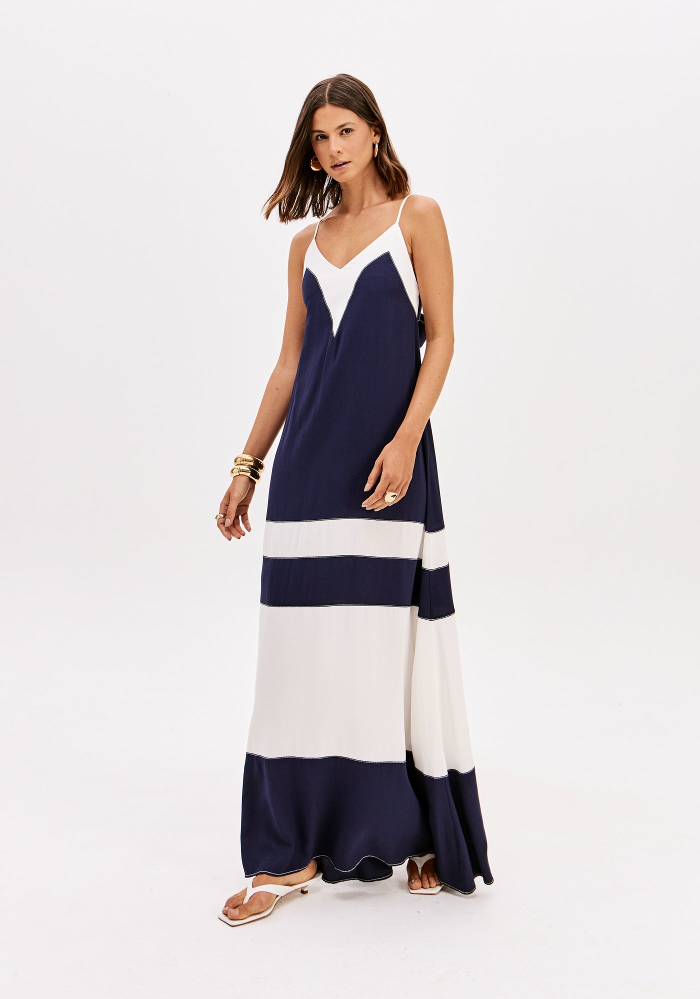 Vestido Classic Navy Off - Lança Perfume