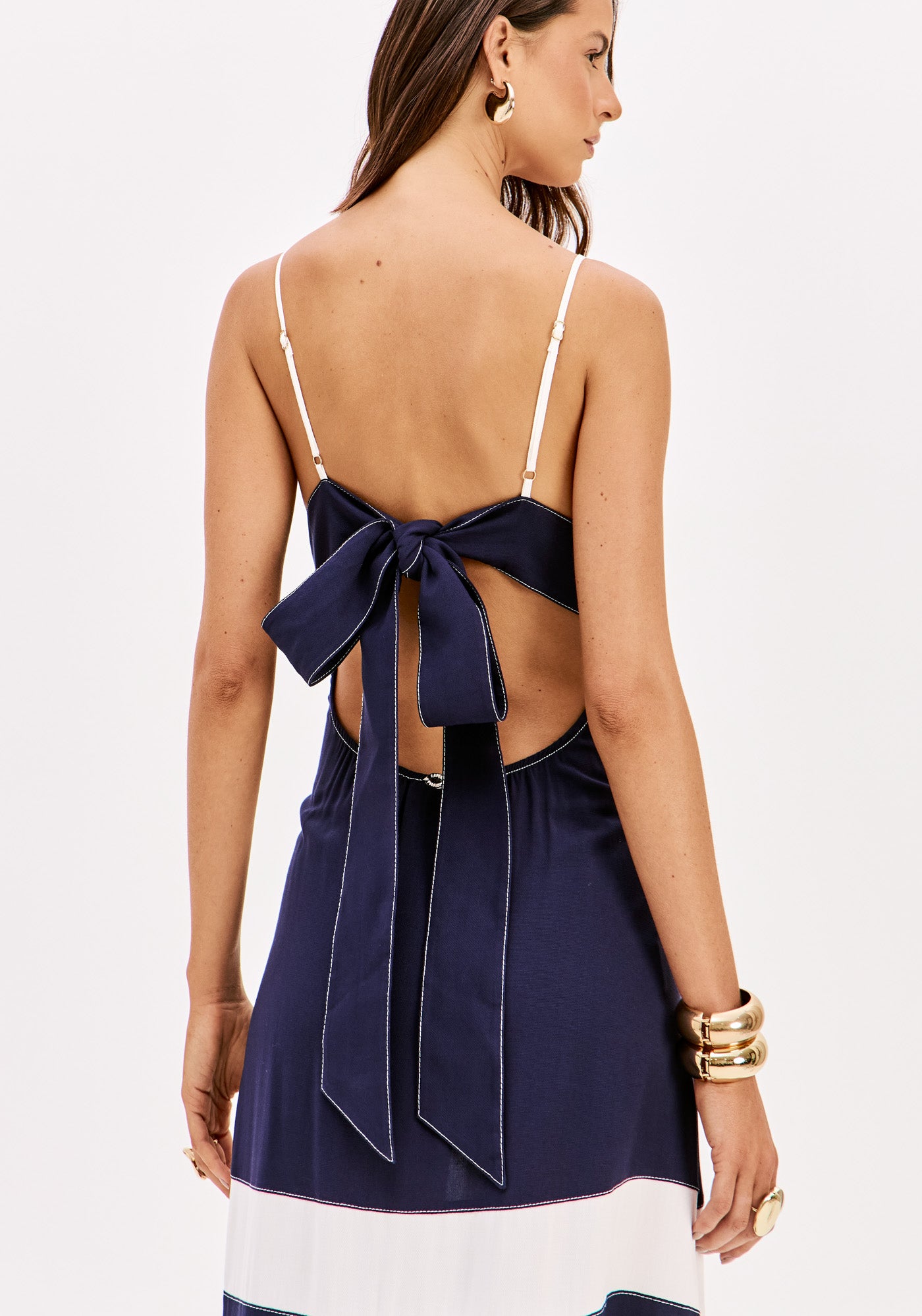 Vestido Classic Navy Off - Lança Perfume