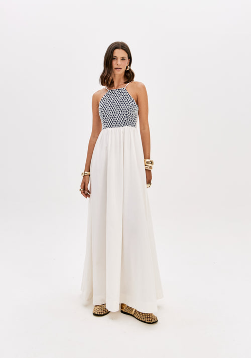Vestido Longo Off White - Lança Perfume