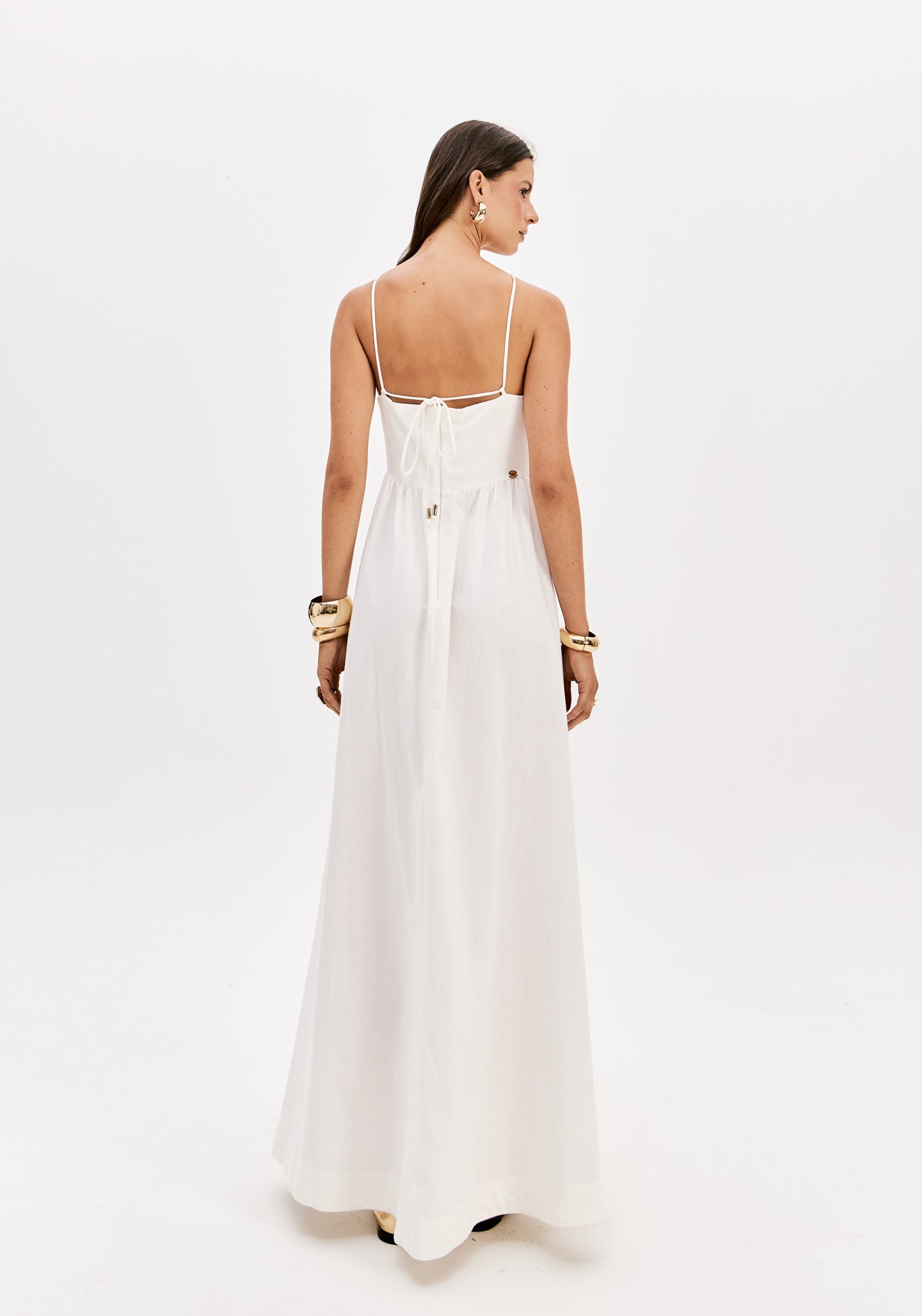 Vestido Longo Off White - Lança Perfume