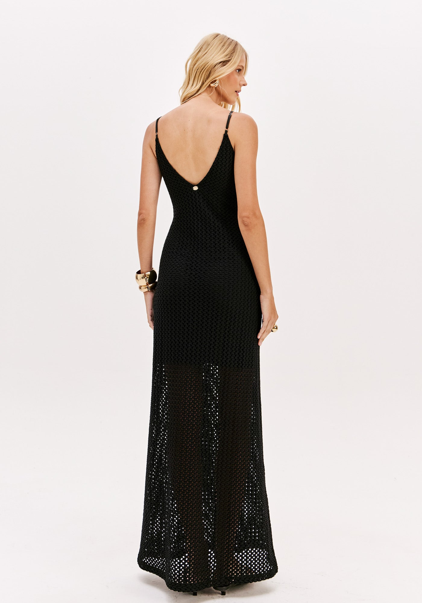 Vestido super midi black - Lança perfume