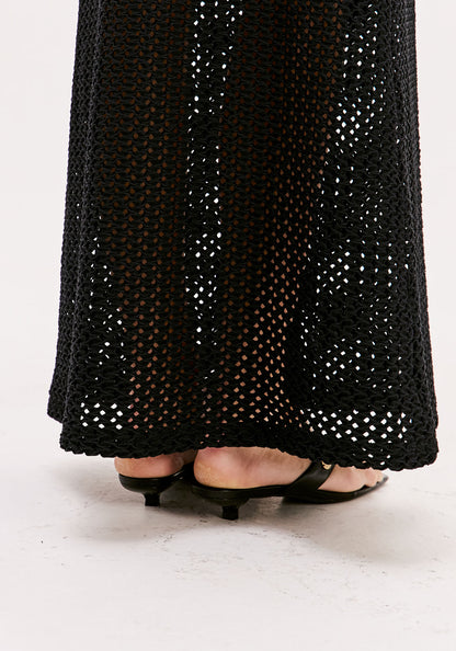 Vestido super midi black - Lança perfume