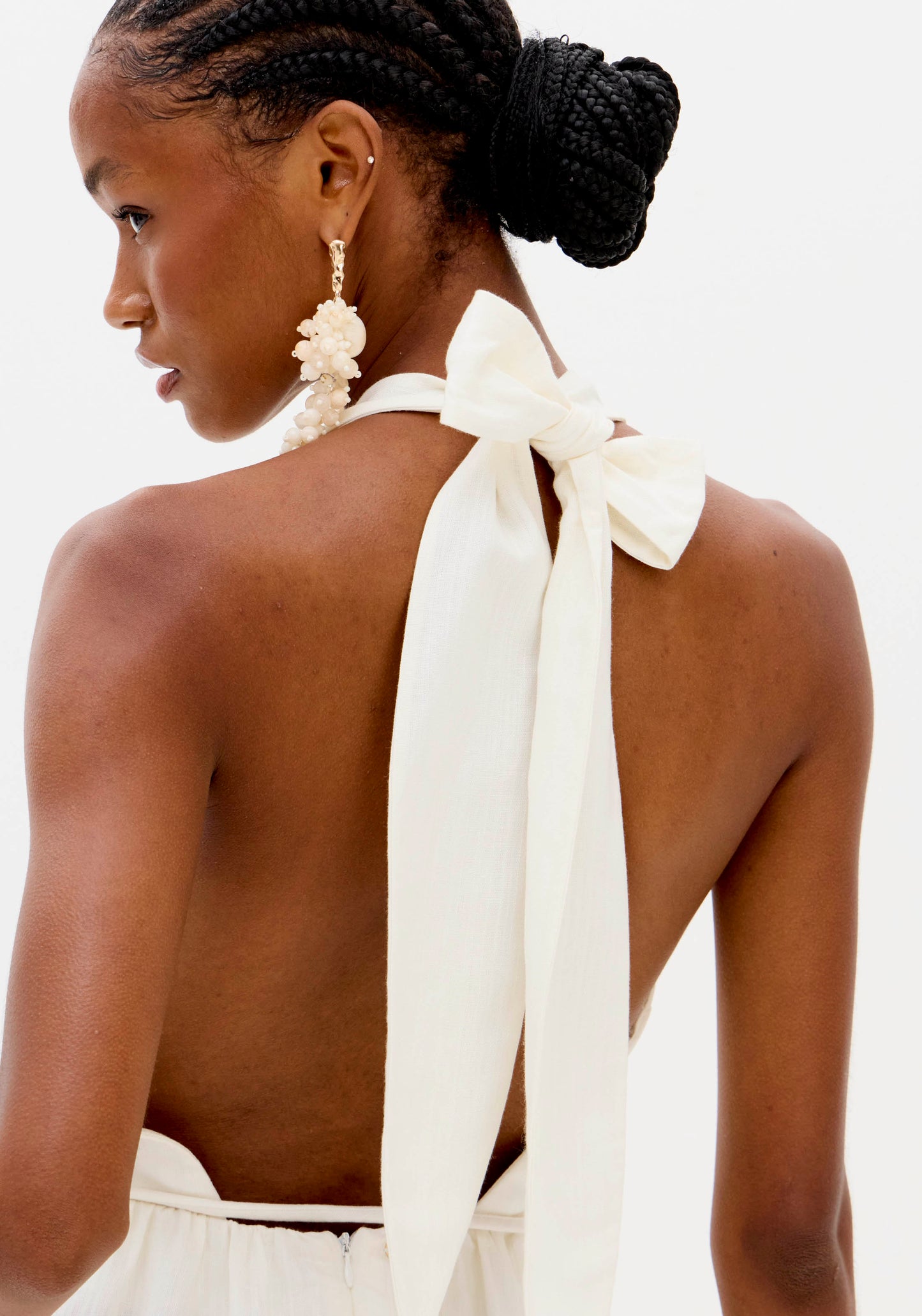 Vestido Midi Bicolor - Lança Perfume