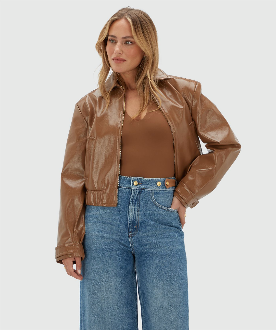 Peaden bomber Cognac - Josh V