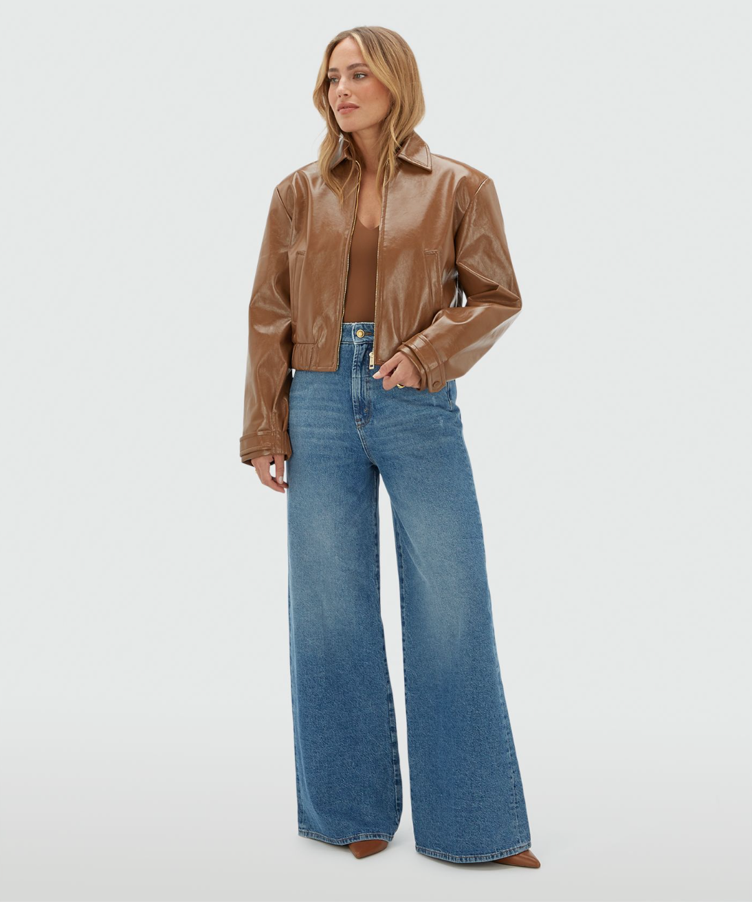 Peaden bomber Cognac - Josh V