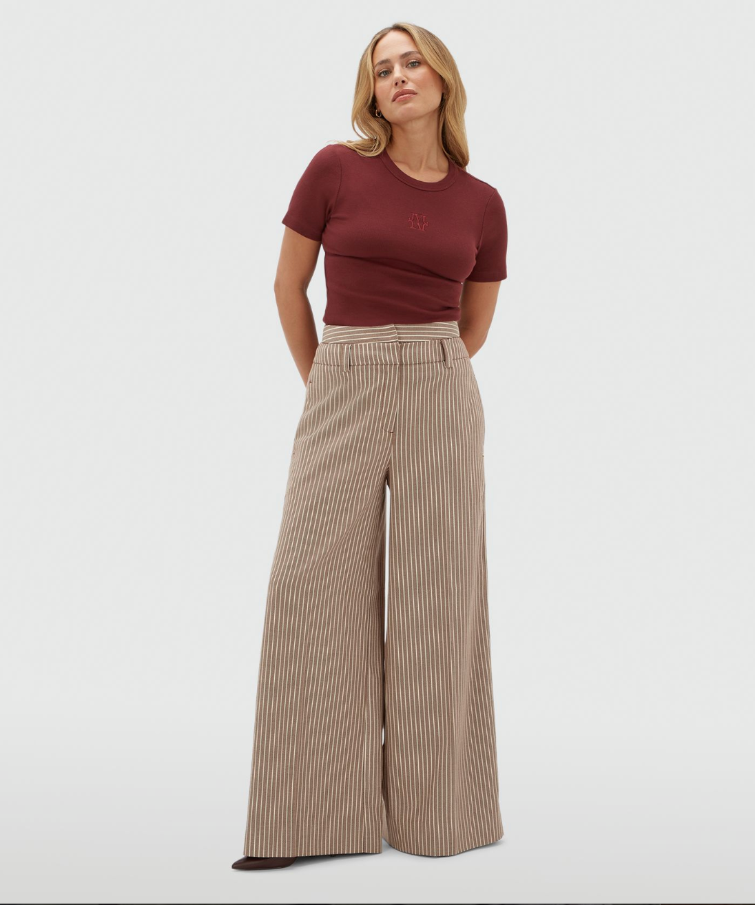 Scout pants Burgundy stripe - Josh V