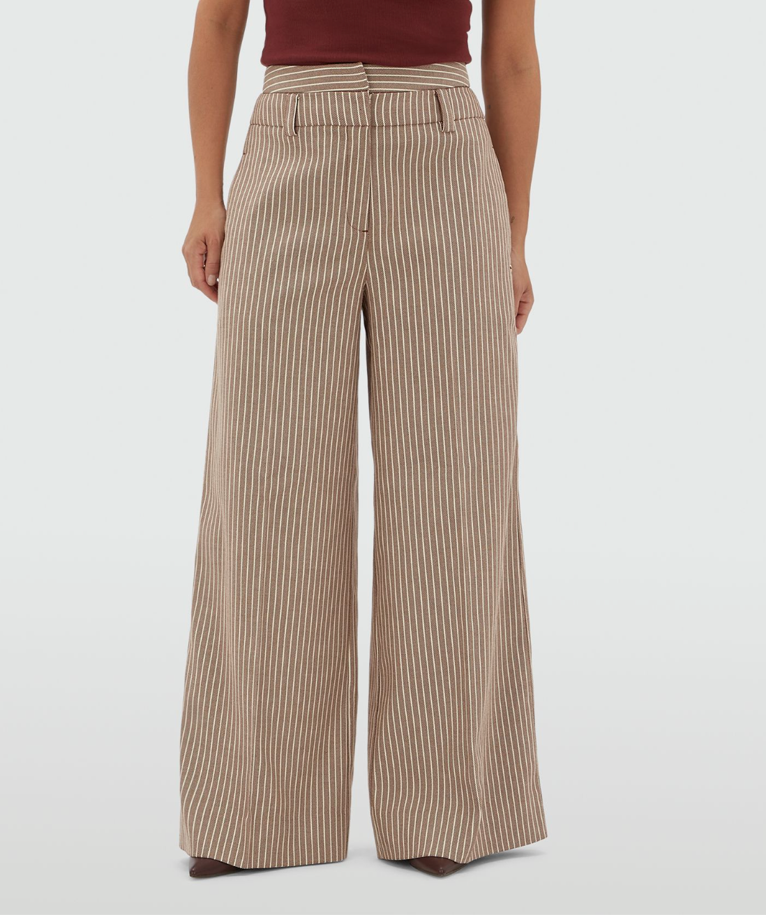 Scout pants Burgundy stripe - Josh V