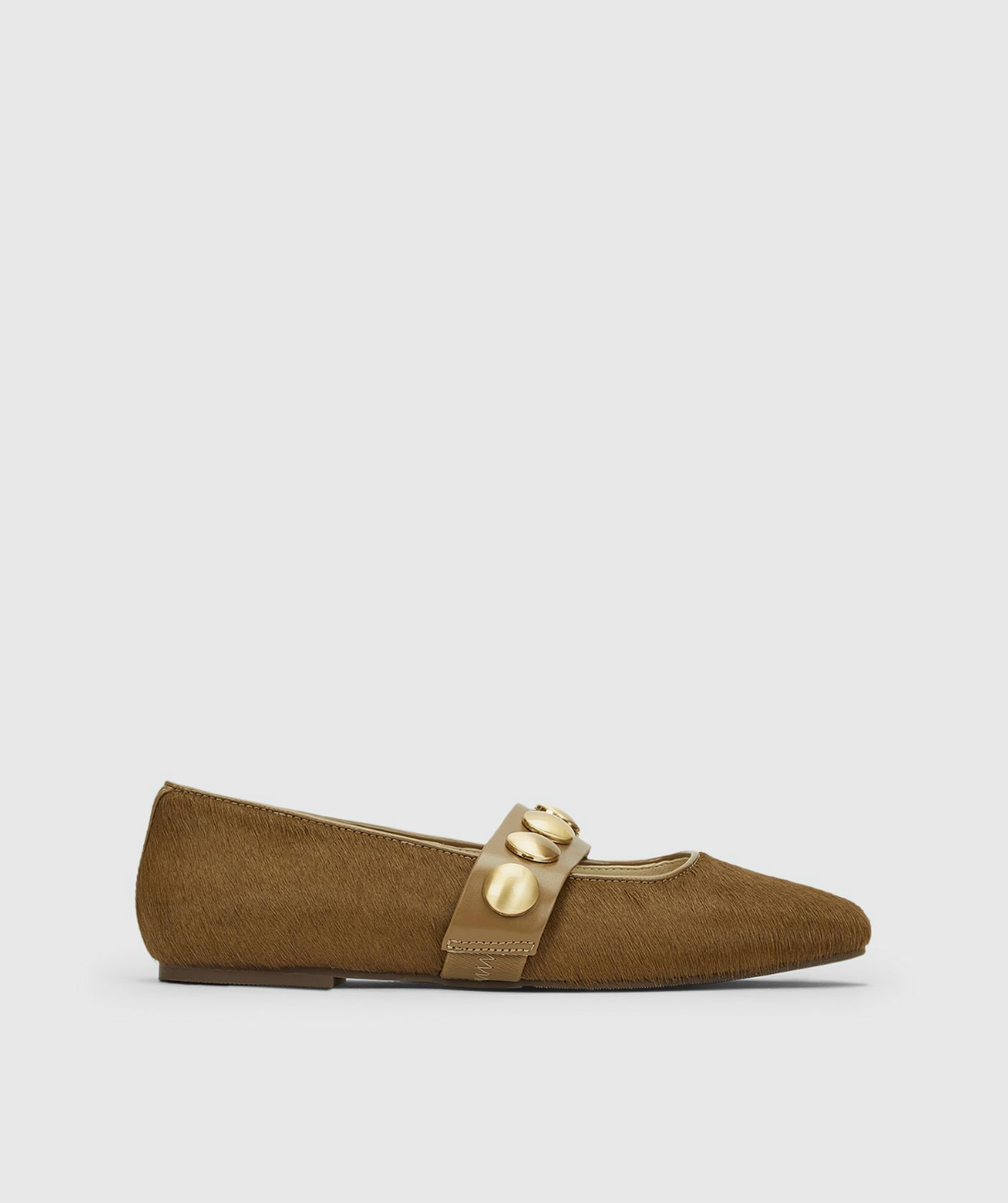Carlise ballerina Dark khaki - Josh V