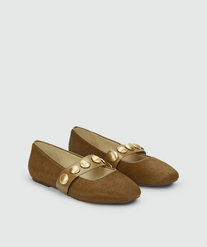 Carlise ballerina Dark khaki - Josh V