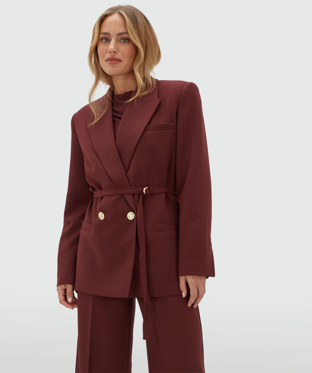 Dee blazer Burgundy - Josh V
