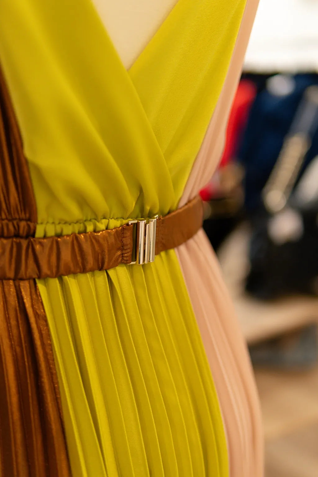 Vestido plissado - Dixie