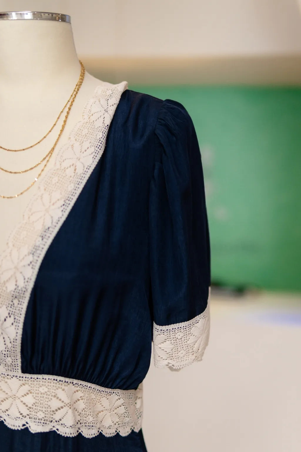 Vestido Felicity dress navy - Traffic people