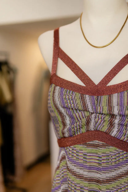 Vestido Lurex Multicolor - Dixie