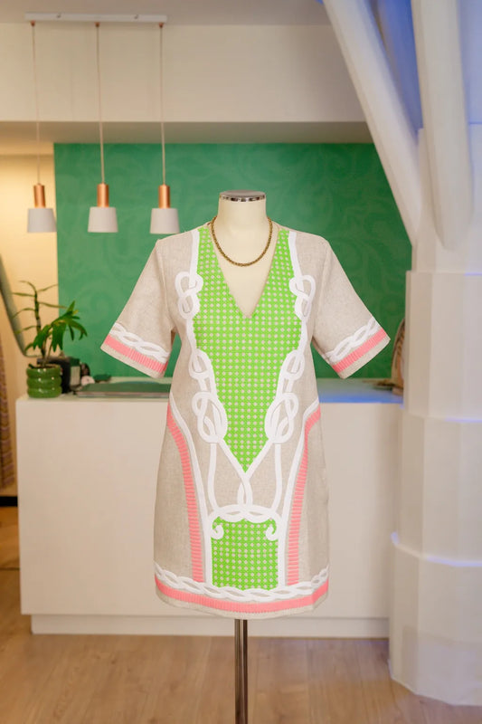 Vestido curto neon - Lança Perfume