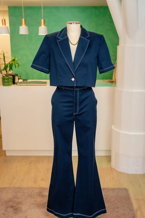 Blazer manga curta  - Lança perfume