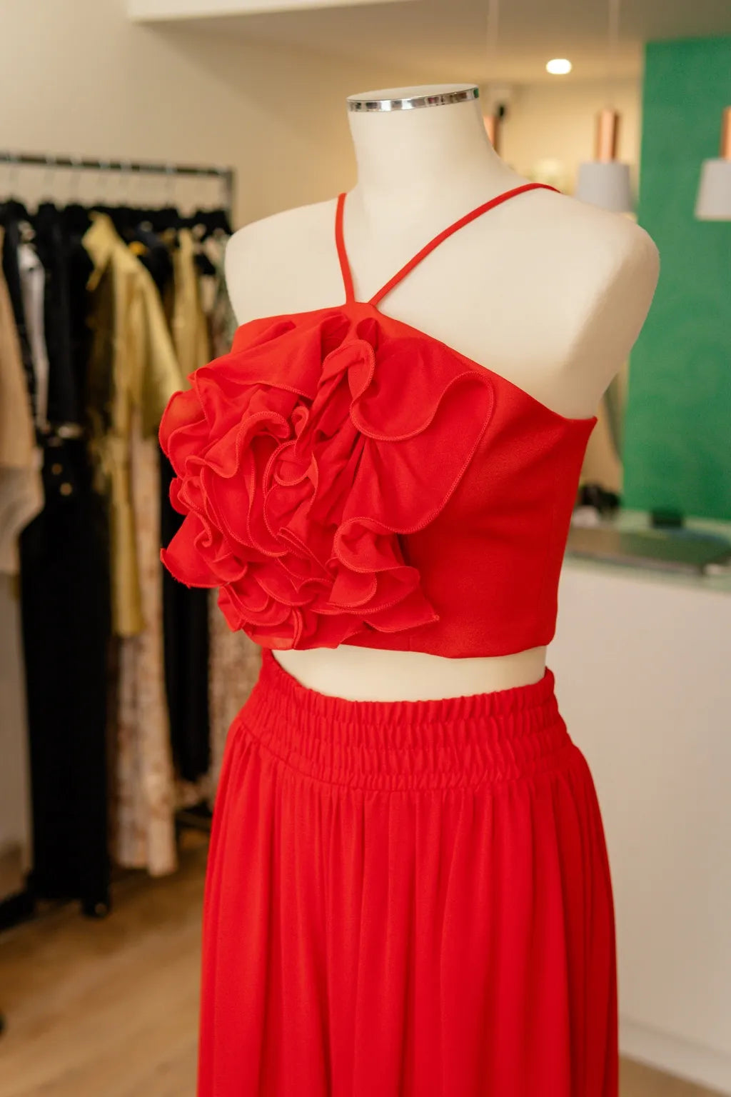 Conjunto Top Flowers + Calça fluida - Lança Perfume