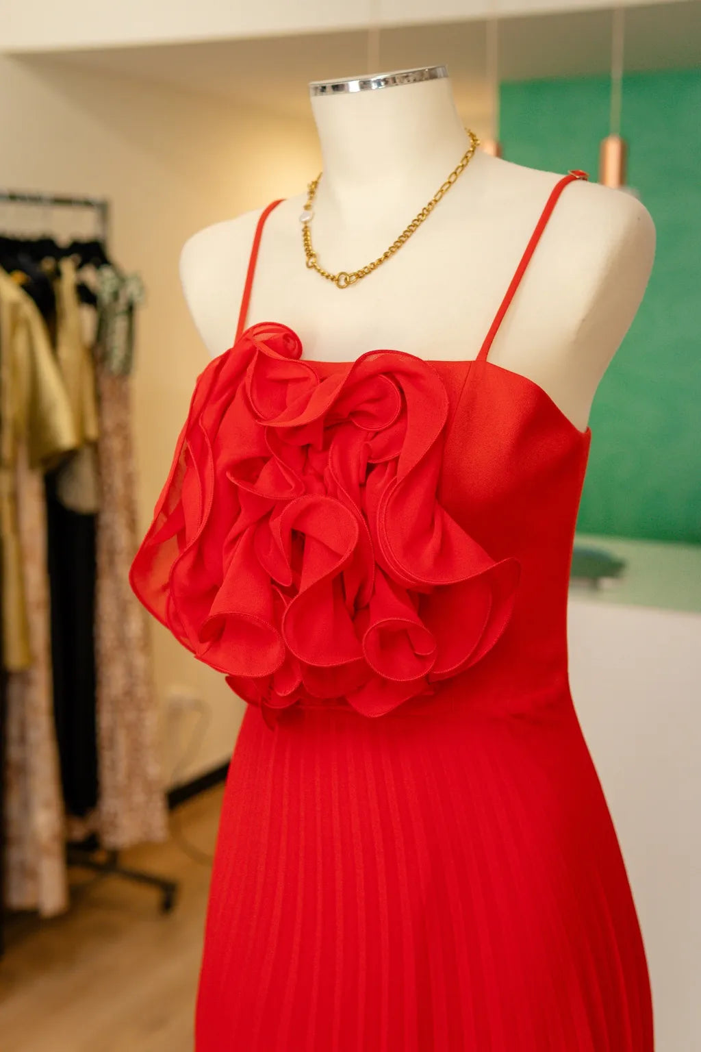 Vestido longo Red - Lança perfume