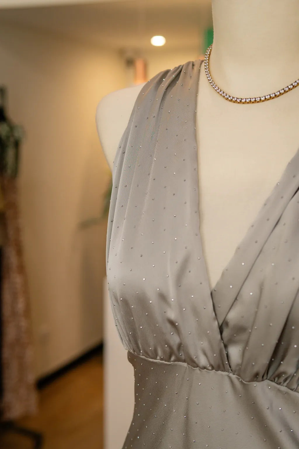 Vestido com Cristais - Dixie