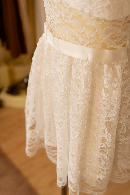 Vestido curto renda - Imperial