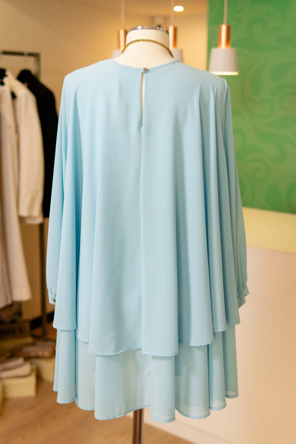 Vestido Fluído Azul - Imperial