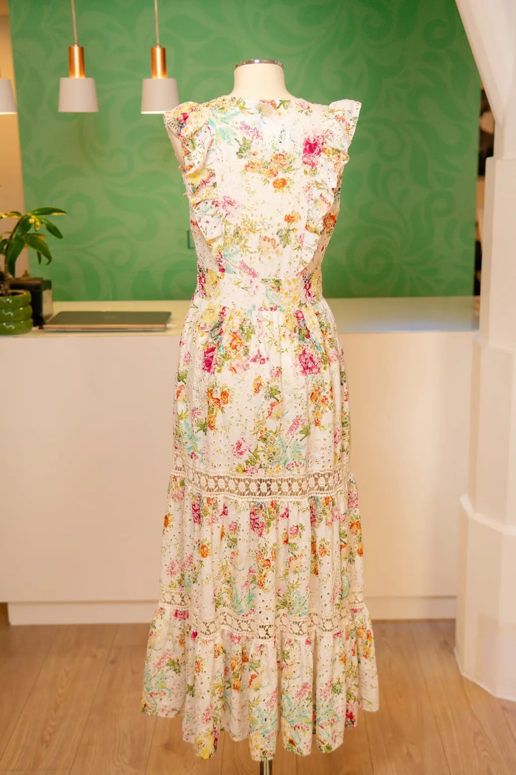Vestido Floral Bordado - Dixie