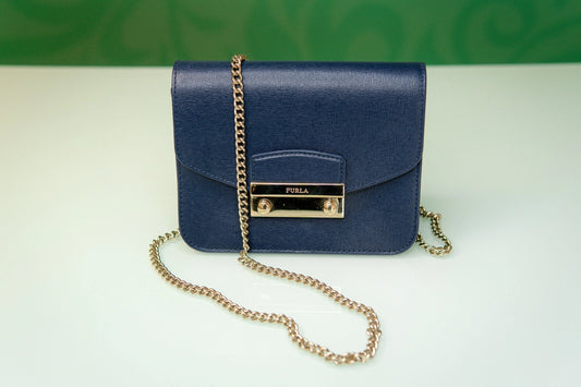 Carteira pequena azul - Furla
