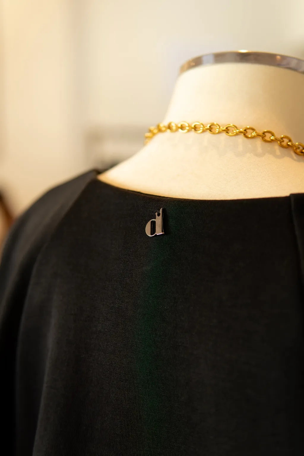 Camisola laço oversized black - Dixie