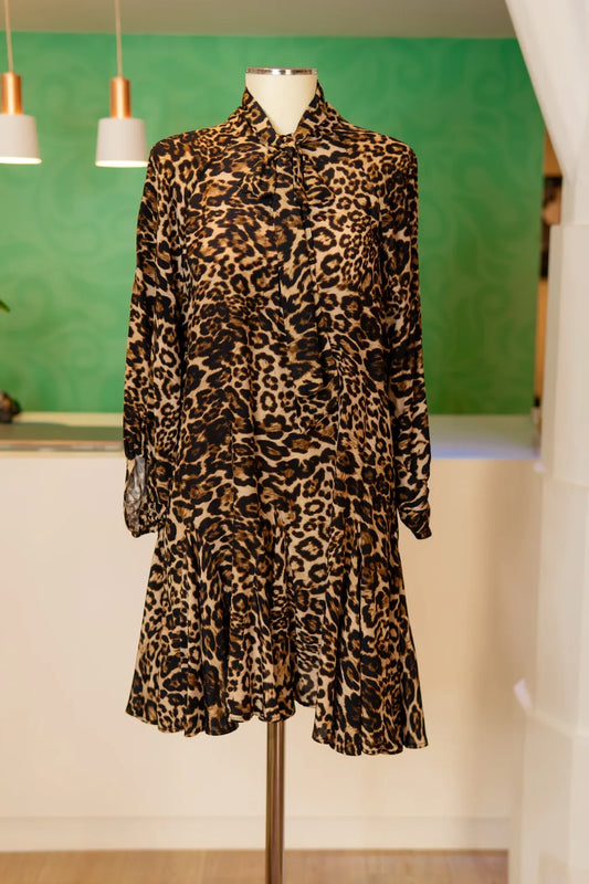 Vestido animal print- Dixie