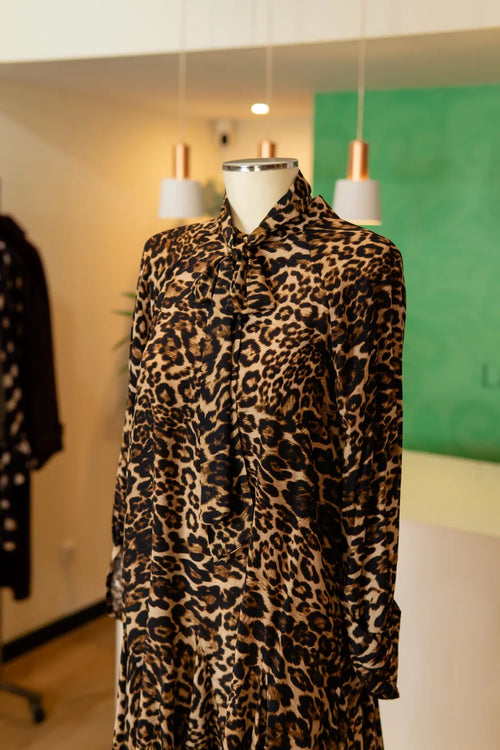 Vestido animal print- Dixie