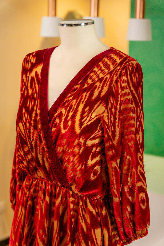 Vestido veludo - Dixie