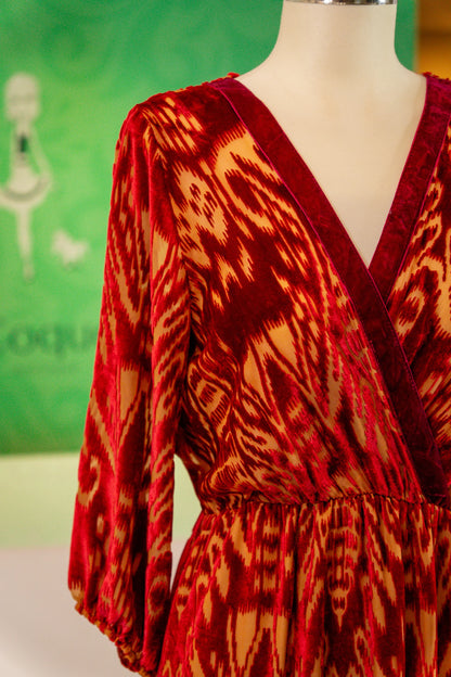 Vestido veludo - Dixie