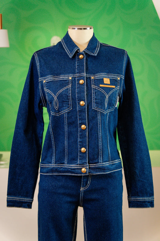 Blusão de ganga - Lança perfume