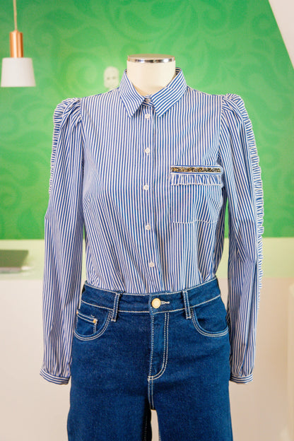 Camisa  Blue Riscas - Dixie