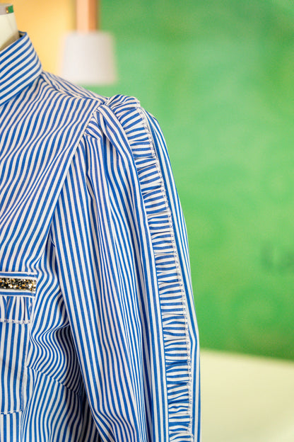 Camisa  Blue Riscas - Dixie