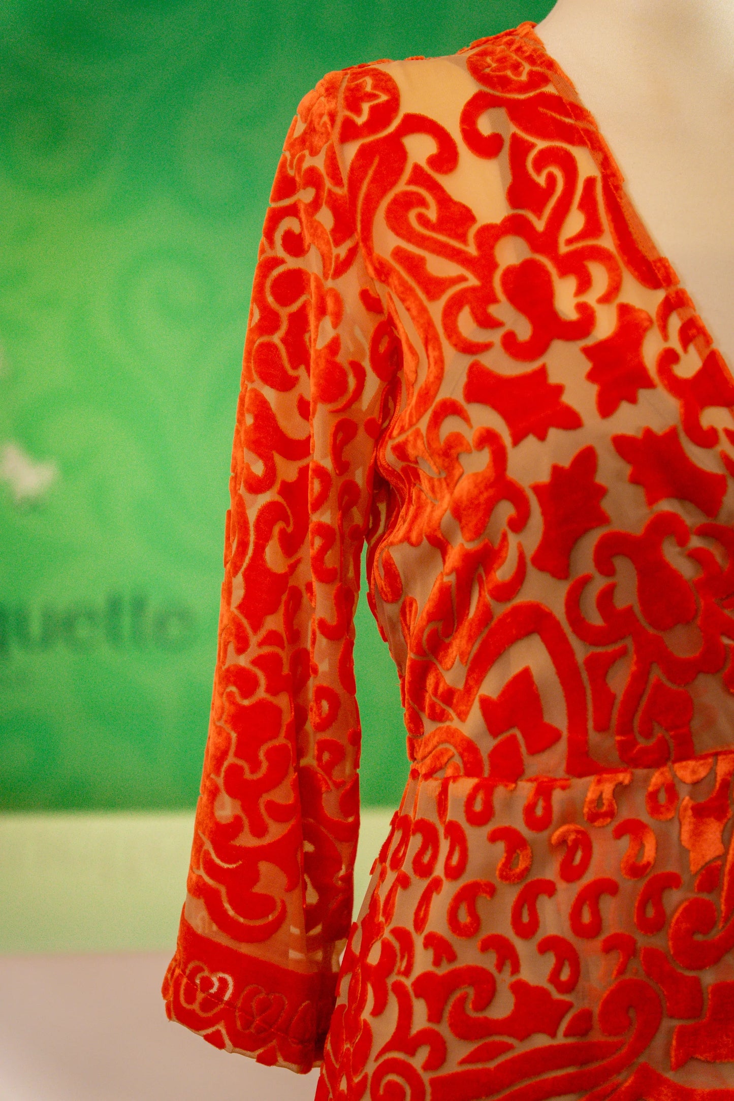 Vestido longo orange - Dixie