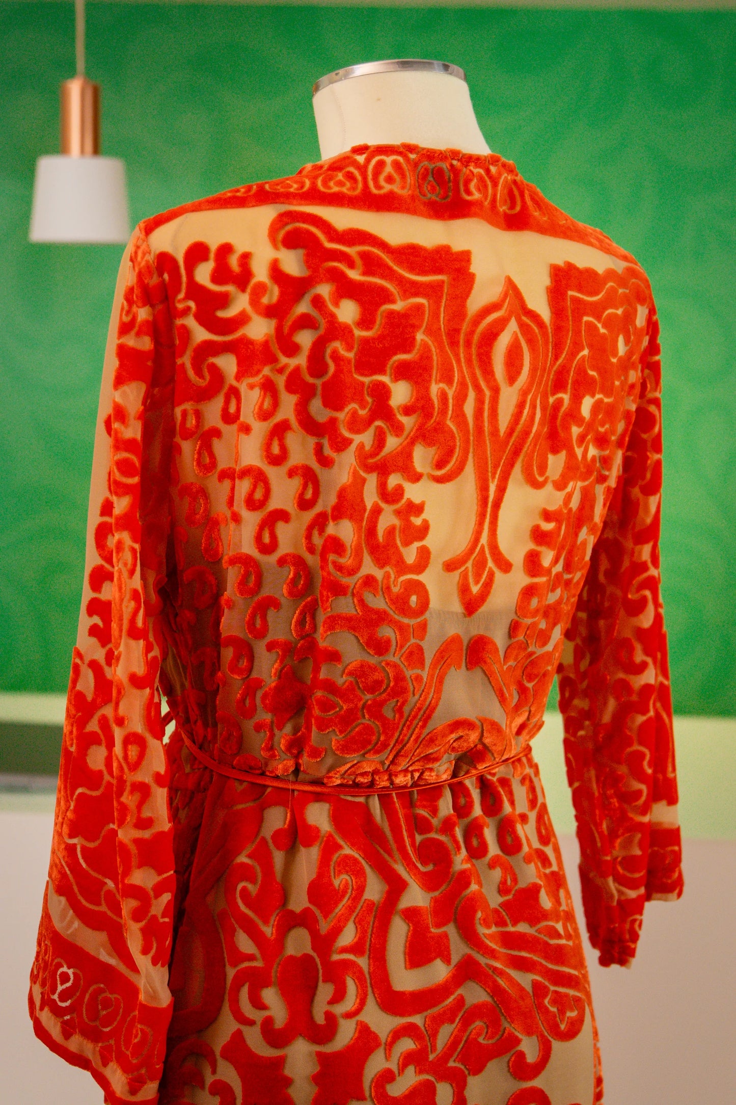 Vestido longo orange - Dixie