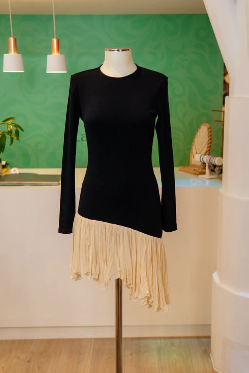 Vestido Chalk preto - lança perfume