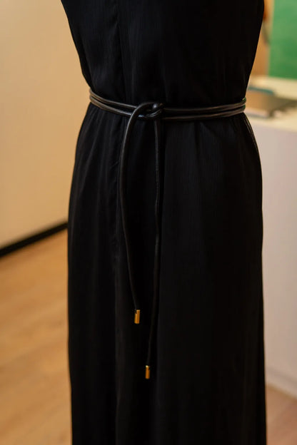 Vestido longo preto - Lança Perfume