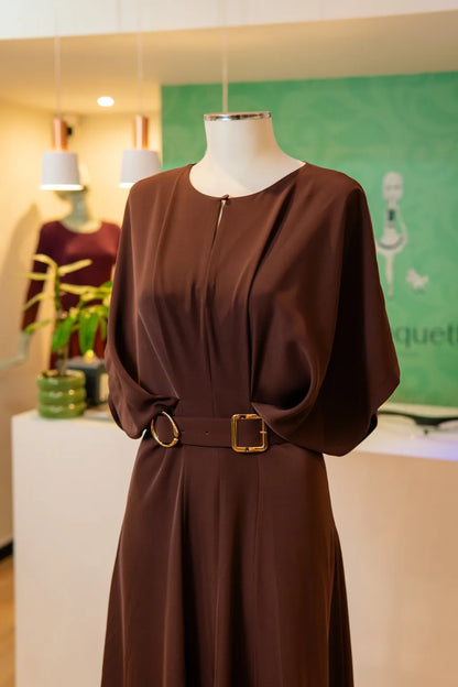 Vestido Coffe - Imperial