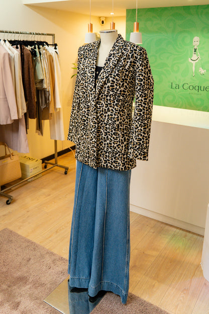 Blazer leopard skin - Lança perfume