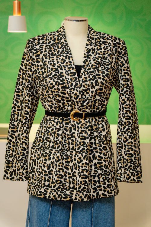 Blazer leopard skin - Lança perfume