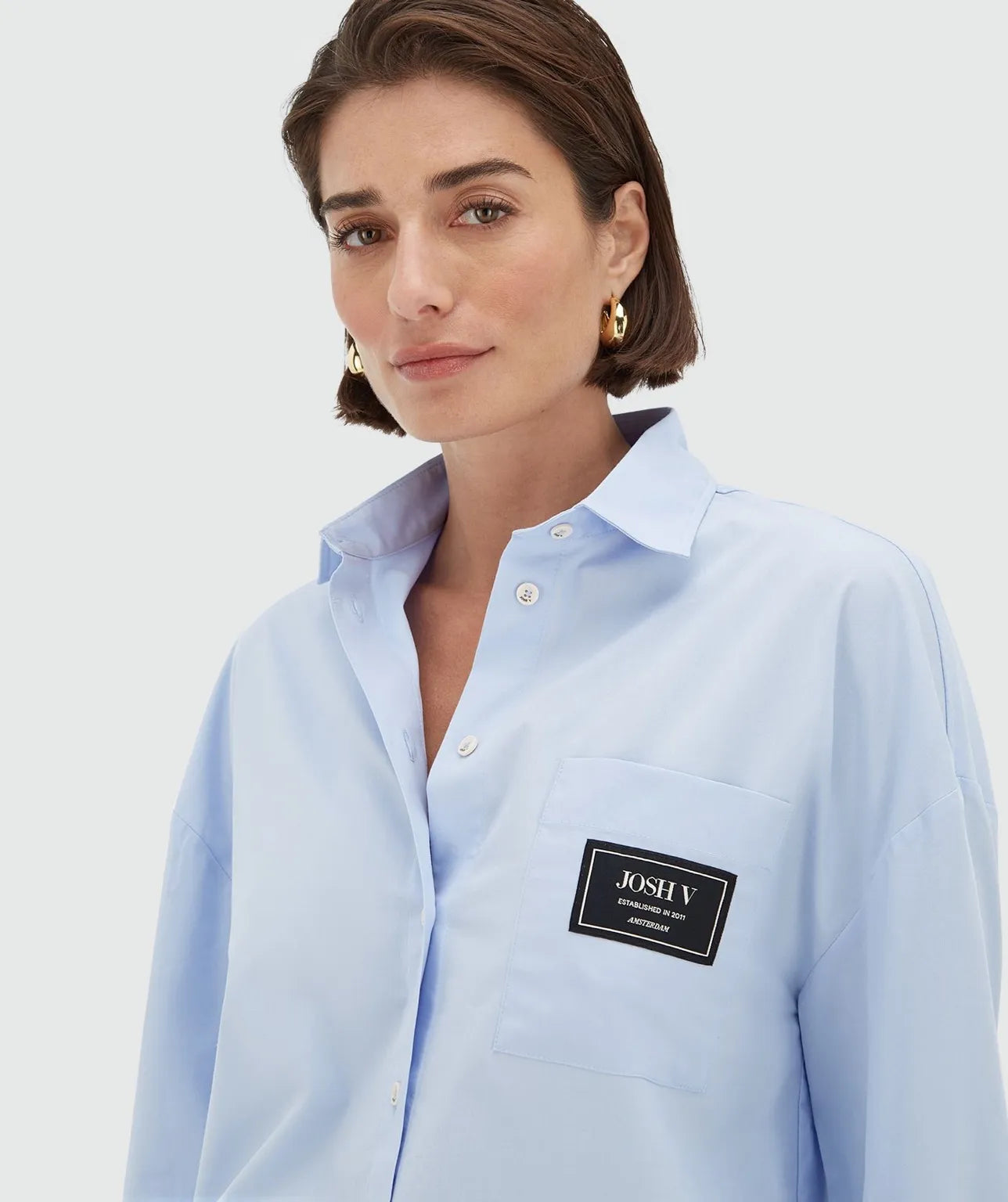 BERDINA Camisa Azul - Josh V
