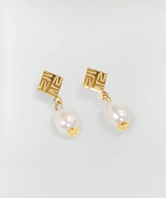 Brincos DONNA Antique gold - Josh V