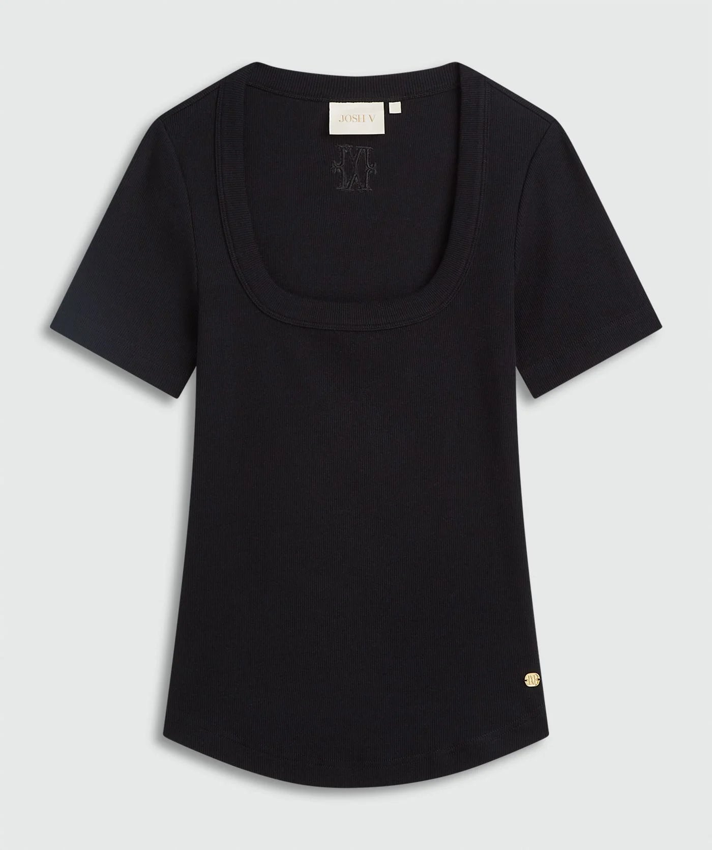 T-shirt Florelle Slim Fit - Josh V (Black)